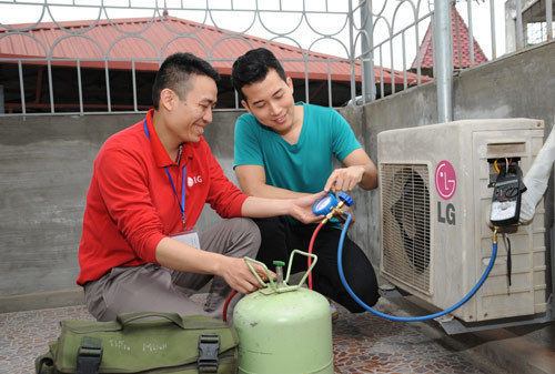 Dịch vụ bơm gas điều hòa tại Hà Nội