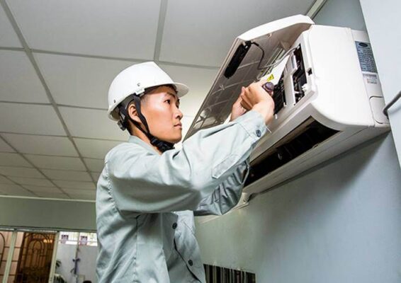 Khu vực sửa điều hòa tại Sơn Tây