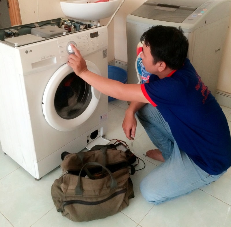 Các bước sửa máy giặt tại Sóc Sơn