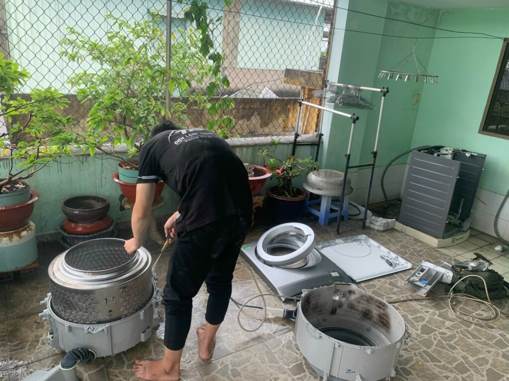 Vệ sinh máy giặt tại Sóc Sơn