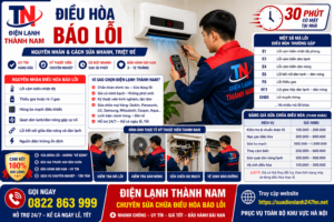 Điều Hòa Báo Lỗi Là Gì? Nguyên Nhân & Cách Sửa Nhanh | Điện Lạnh Thành Nam